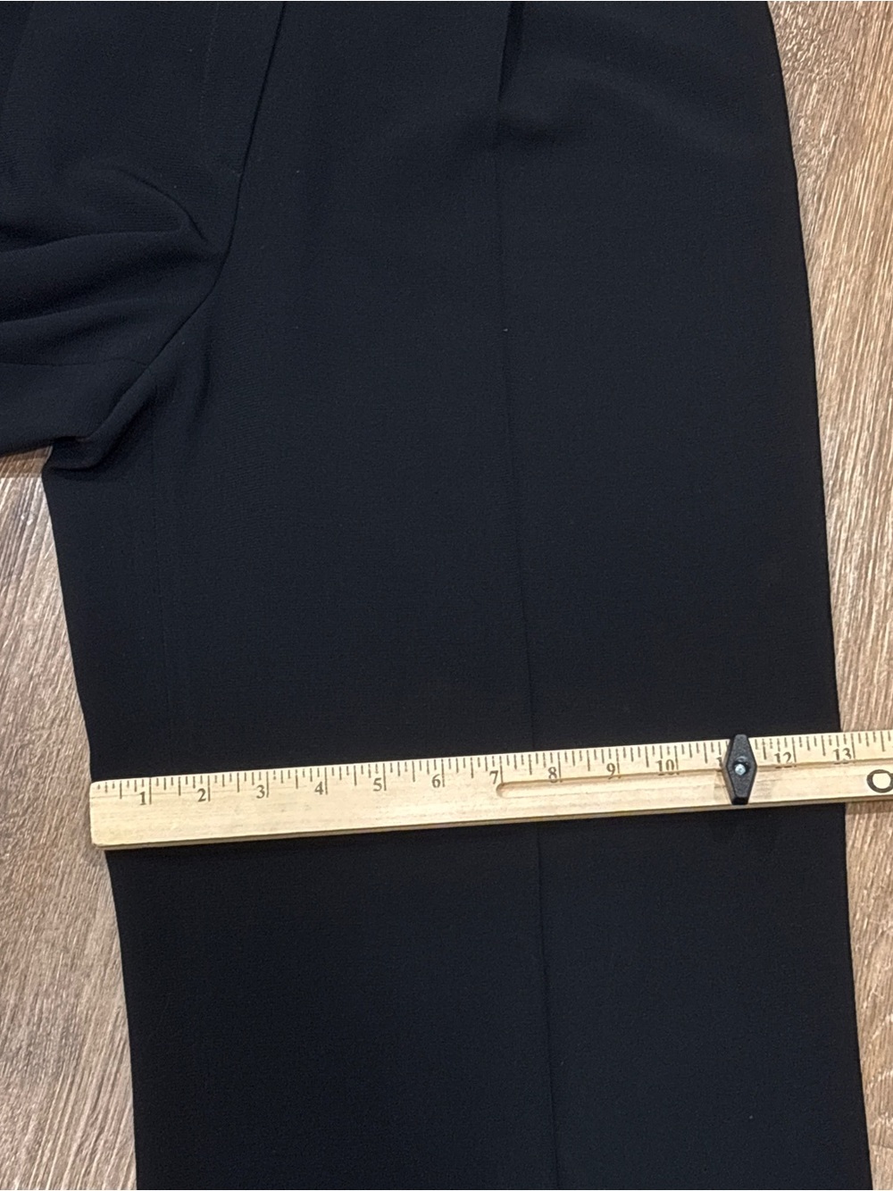 Armani Collezioni Black Wide Leg Pleated Trousers Pants Italy 10 - Picture 10 of 15